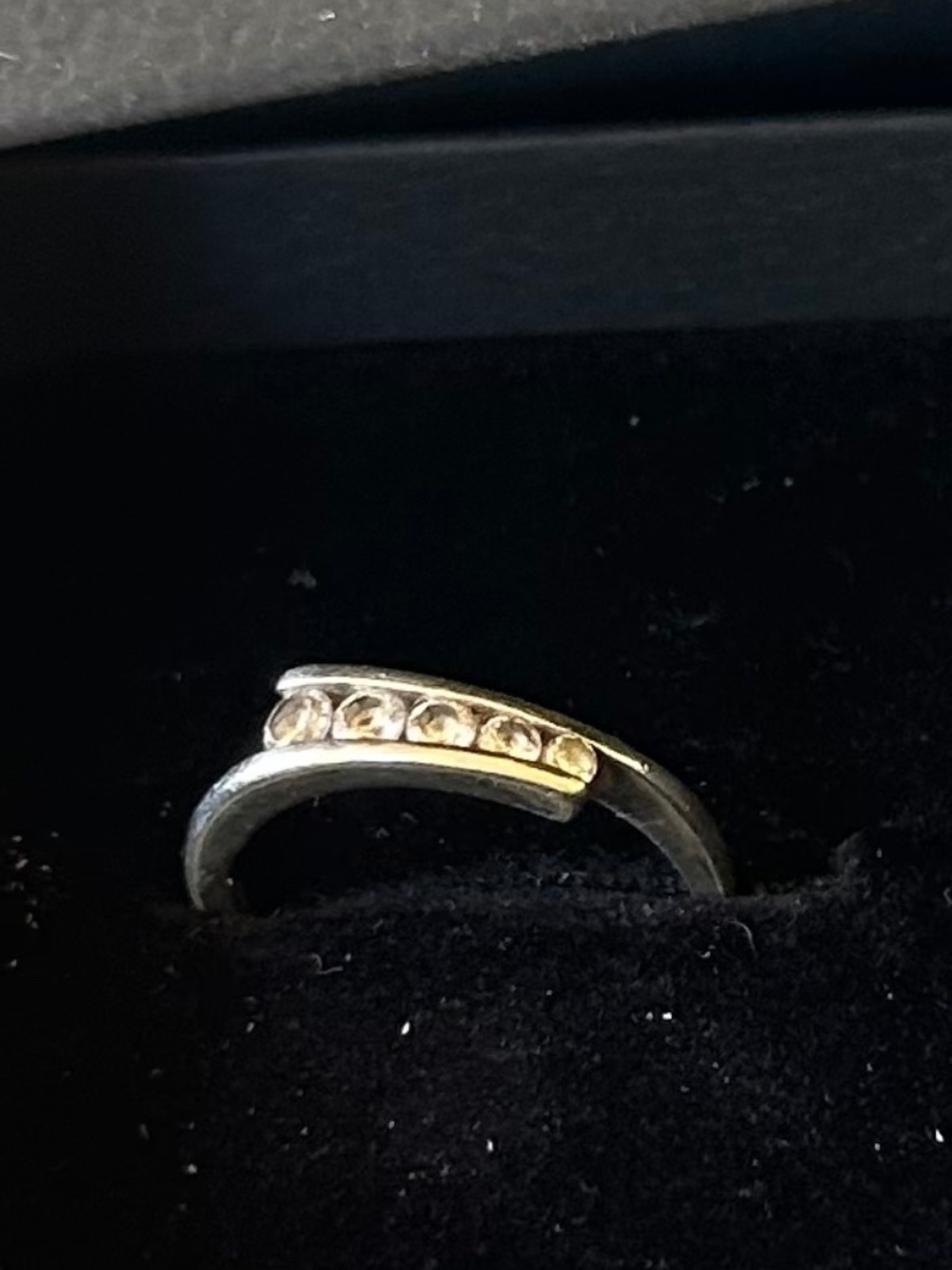 gradient Anniversary Ring Size 7 , 925 silver